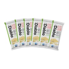 Diablo No Added Sugar White Chocolate Bar 75g 6 Pack
