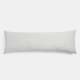 image 1 of OHS Matte Velvet Pinsonic Long Body Pregnancy Soft Plush Cosy Body Bolster Pillow Cushion Grey | 45 x 135cm