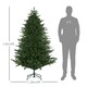 image 7 of HOMCOM 6ft Prelit Artificial Christmas Tree w/ Lights for Party Decoration