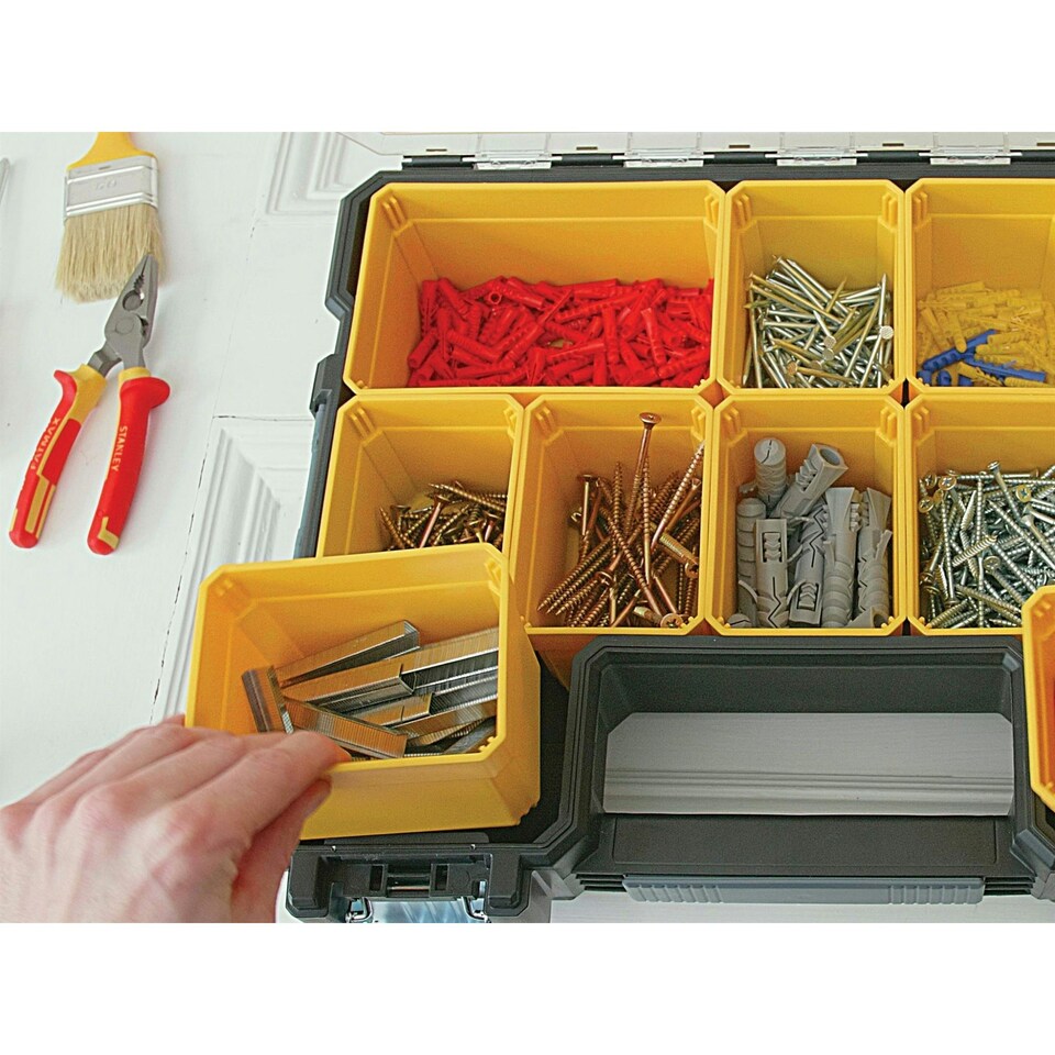 image 1 of Stanley Hand Tools Fatmax Deep Professional Organiser - Multi Colour - One Size Multi