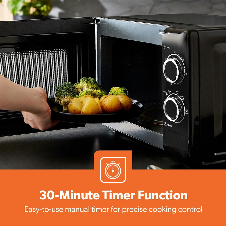 image 1 of GEEPAS Electric Kettle 2 Slice Bread Toaster & Microwave Kitchen Set | Black