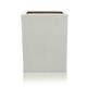 image 1 of Primrose Poly Terrazzo Stone Small White Tall Cube Planter 60cm