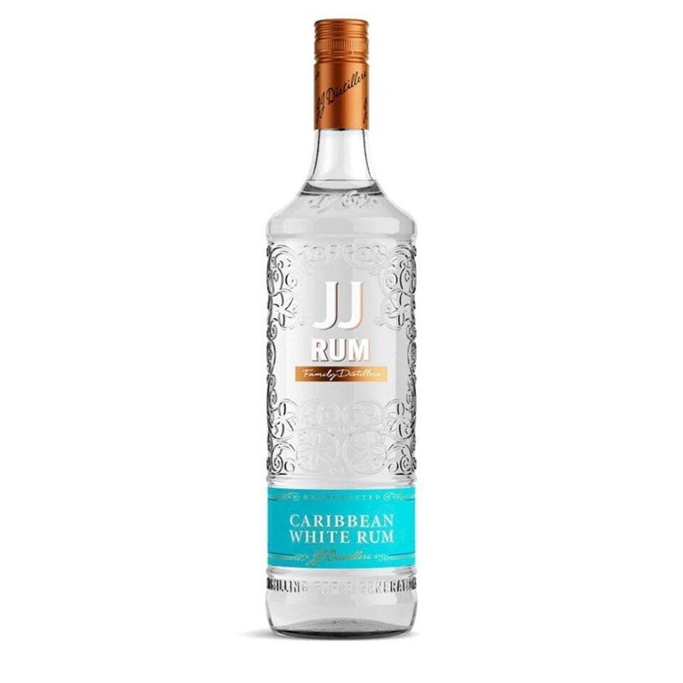 image 1 of JJ Caribbean White Rum 100cl