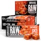 image 1 of Warrior RAW Protein Bars 12 x 75g – 20g High Protein Bar, Low Sugar High Fibre Oat Protein Flapjack – Protein Snacks, Meal Replacement Bars (Strawberry Cheesecake)