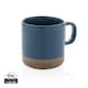 image 1 of XD Collection Glazed Ceramic 360ml Mug - Blue - One Size