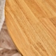 image 3 of Furniturebox Salcombe Oak and Cream Solid Wood Round Dining Table