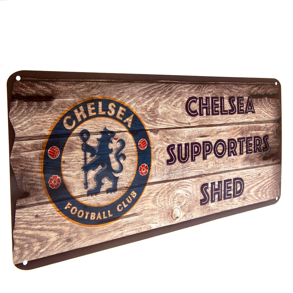 image 1 of Chelsea FC Supporters Shed Plaque - Brown - One Size