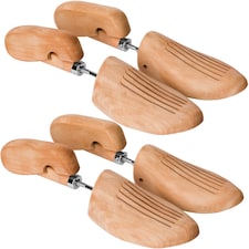 Shoe Stretcher 2 Pairs - made of lotus wood, for womens and mens shoes | Brown | brown | 46-48 | 2