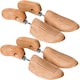 image 1 of Shoe Stretcher 2 Pairs - made of lotus wood, for womens and mens shoes | Brown | brown | 46-48 | 2