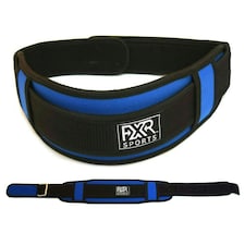 Blue Nylon Weightlifting Belt Black | S