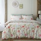 image 9 of Catherine Lansfield Ella Poppy Cream Duvet Cover Set Cream | Single