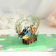 image 4 of Two Birds in Heart Nest 3D Pop Up Greeting Card