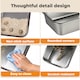 image 7 of Skylos Cat Litter Box Stainless Steel Toilet Tray for Kittens Cats Large