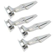 4 Pack 12" Stainless Steel Door Gate Strap Hinge Industrial Quality Heavy Duty Silver