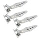 image 1 of 4 Pack 12" Stainless Steel Door Gate Strap Hinge Industrial Quality Heavy Duty Silver