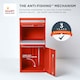 image 3 of SMART PARCEL BOX® Extra Large Front & Rear Access | Red | 1