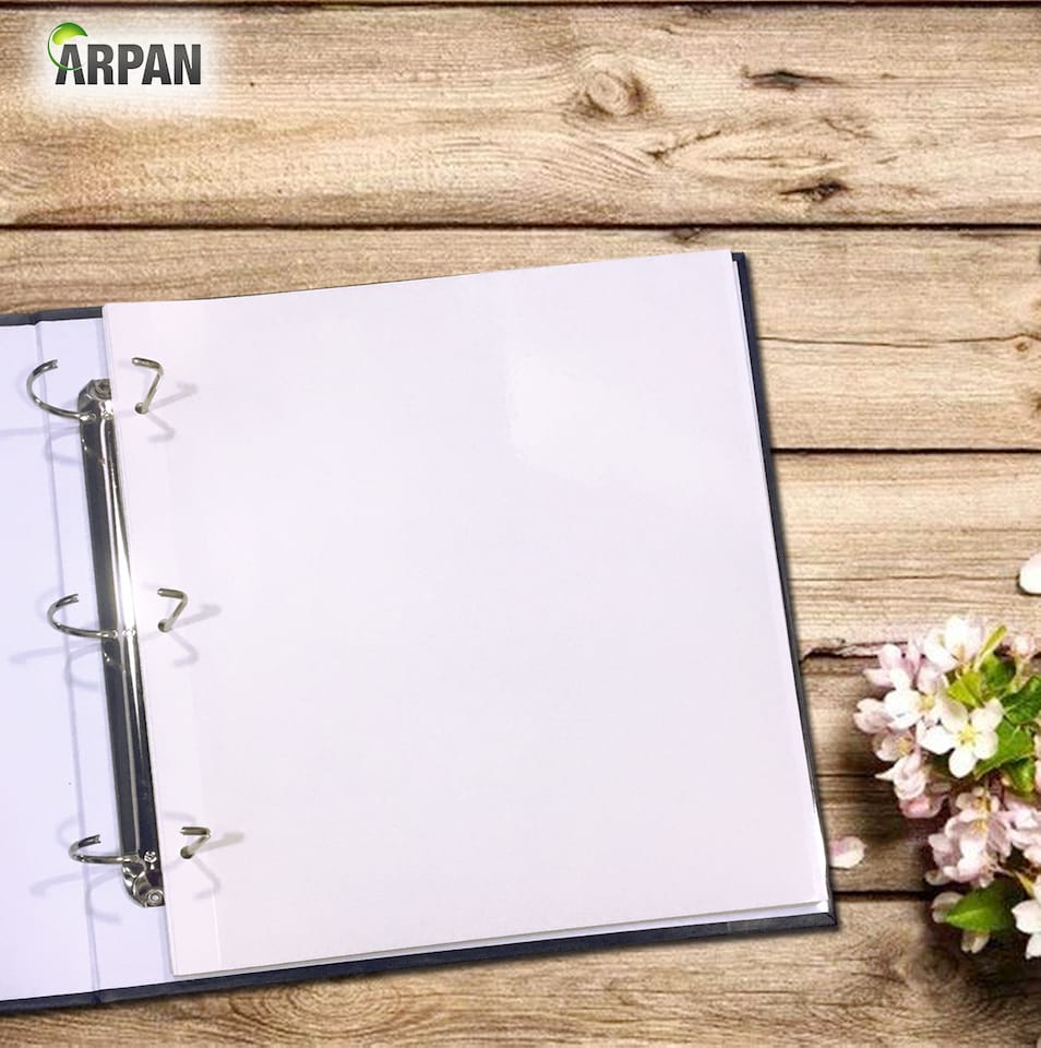 image 1 of ARPAN Extra-Large 3-Ring Binder Self Adhesive Photo Album – 20 Sheets / 40 Sides – Sticky Page Scrapbook Memory Album for Photos, Keepsakes & Special Occasions