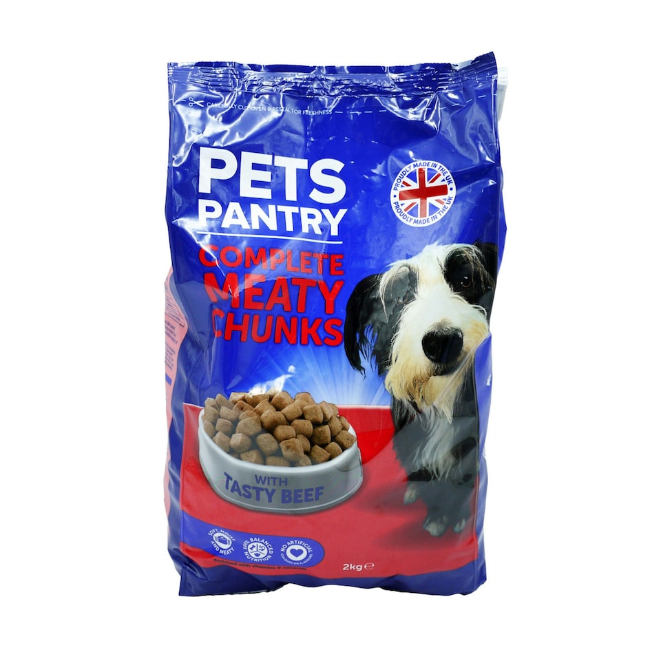image 1 of PETS PANTRY COMPLETE MEATY CHUNK BEEF