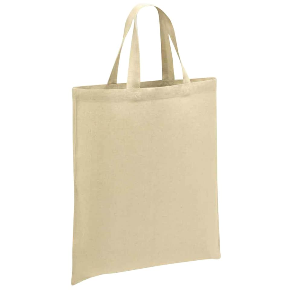 Brand Lab Cotton Short Handle Shopper Bag - Natural - One Size Cream