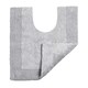 image 1 of Heavyweight Reversible Pedestal Toilet Mat - Charcoal Grey
