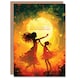image 1 of Mothers Day Card Beautiful Dancing Moon Sun Mum Card