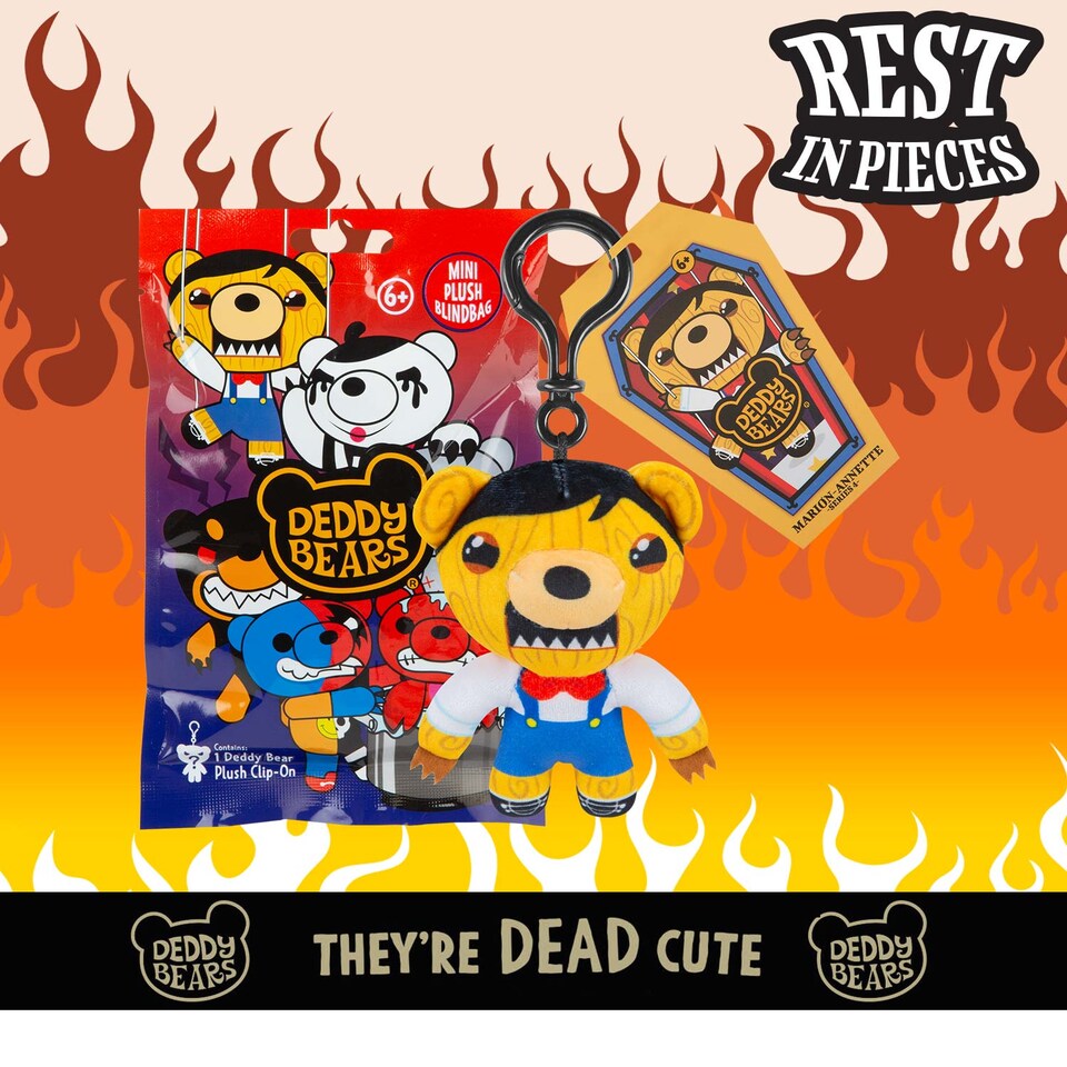 image 1 of PMS Deddy Bears Mystery Bag Soft Toy 15cm x 8cm - Halloween Collectible