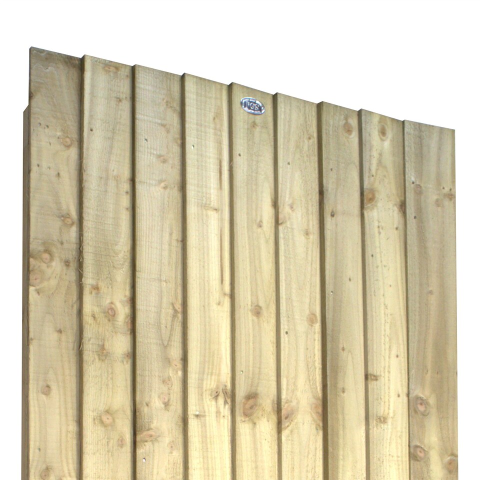image 1 of Flat Top Wooden Garden Gate 6ft x 3ft Feather Edge Fully Framed Treated Door