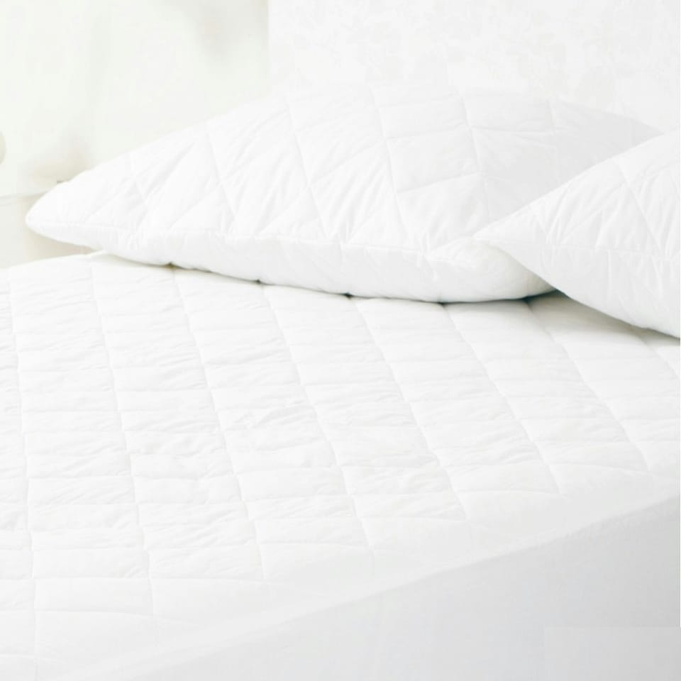 Belledorm Cotton Pillow Protector - White - 50 x 90cm