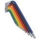 image 2 of 9pc Extra-Long Star Torx Tamper Torx keys Multicoloured with Holder T10- T50