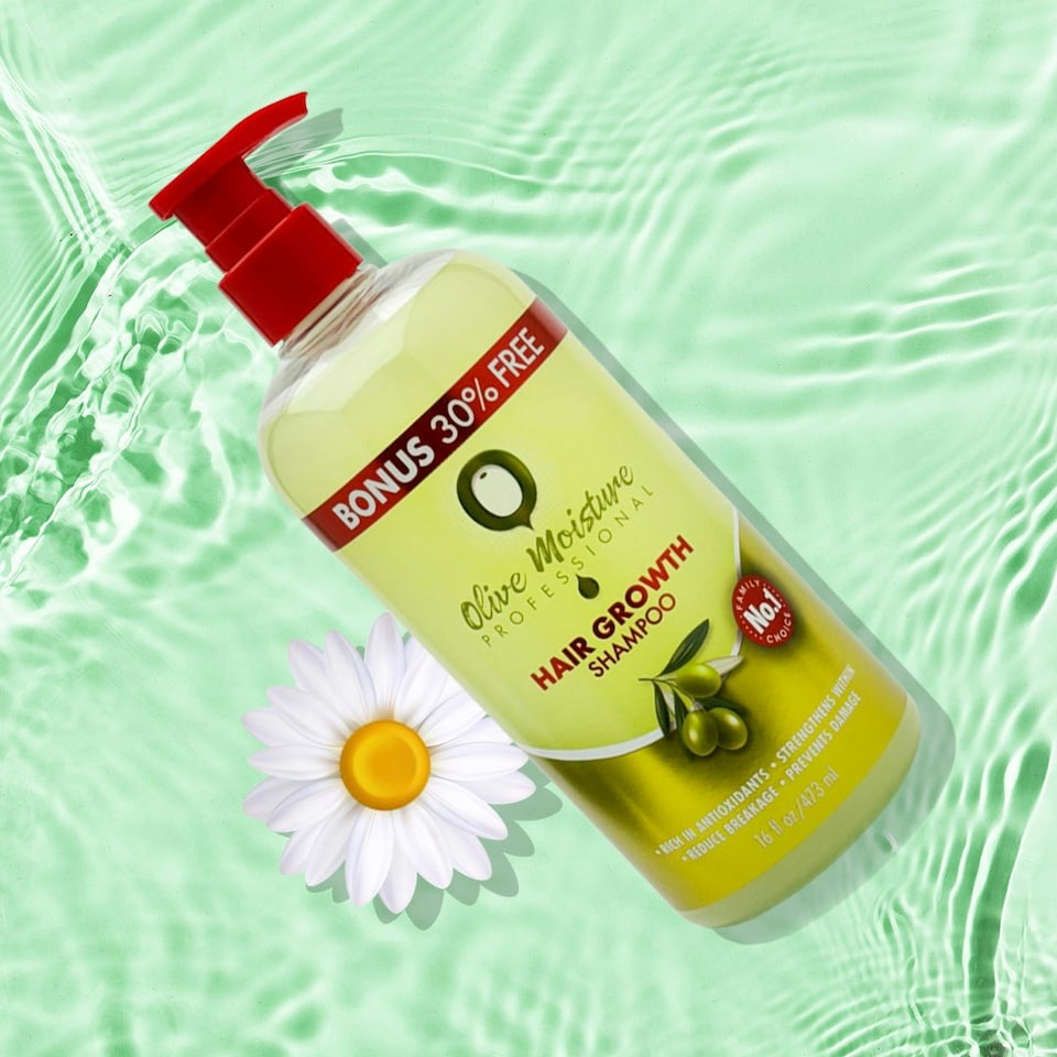 image 1 of Olive Moisture Professional Hair Growth Shampoo - 473ml