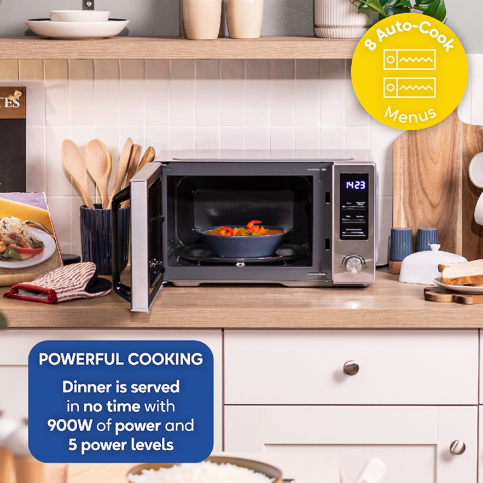 image 1 of Russell Hobbs RHM2372SS, 23L Digital Microwave in Stainless Steel