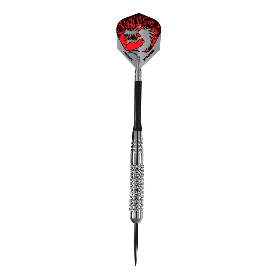 image 1 of Harrows Silver Arrows Darts (Pack of 3) - Silver/Red/Black - 18g
