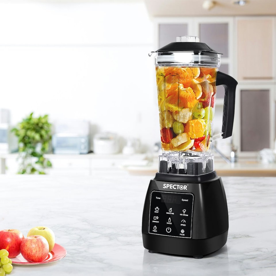 image 1 of Spector 2L Commercial Blender Mixer Food Processor Juicer Smoothie Ice Crush Red