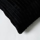 image 3 of BHS Luxury Ribbon Velvet Cushion, Black