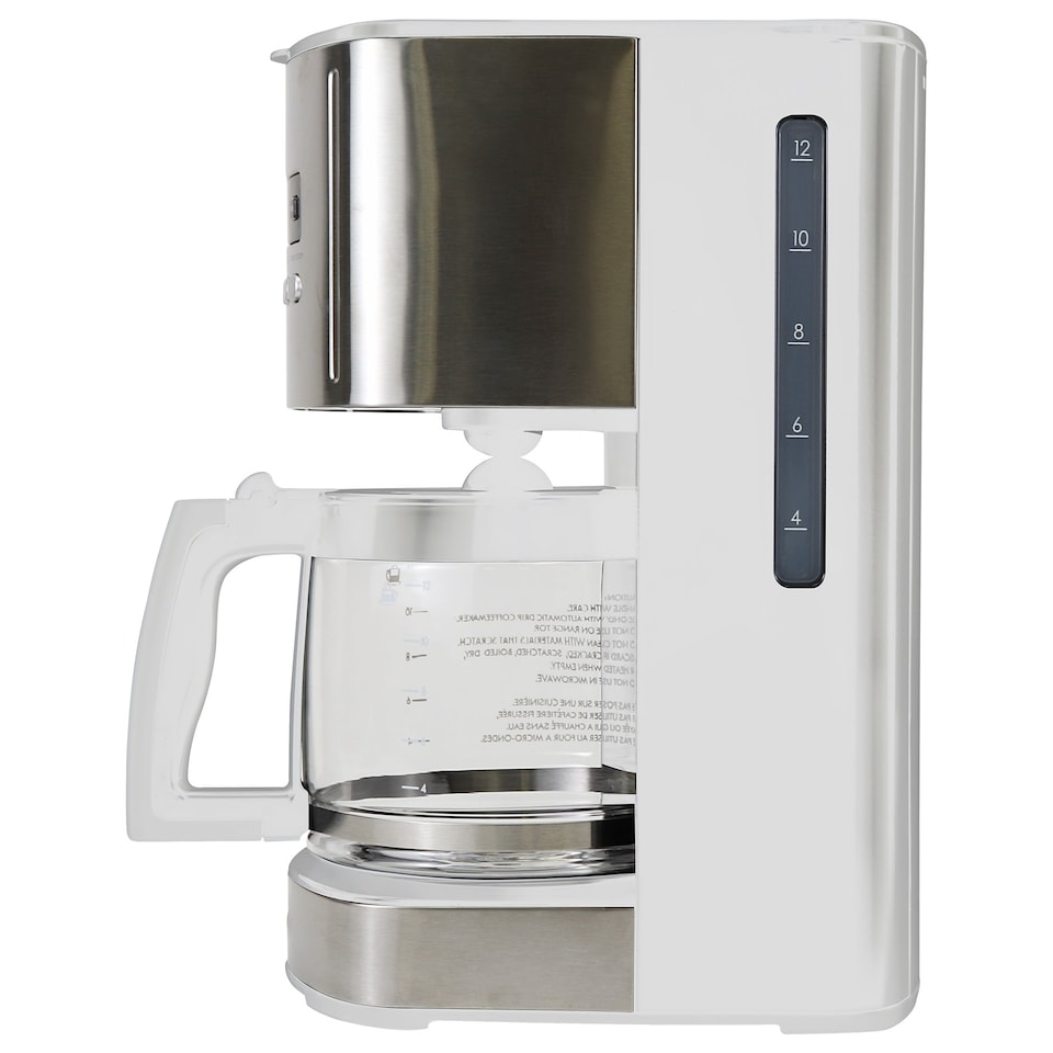 image 1 of Kenmore Aroma Control Programmable 12-cup Coffee Maker, White/Stainless