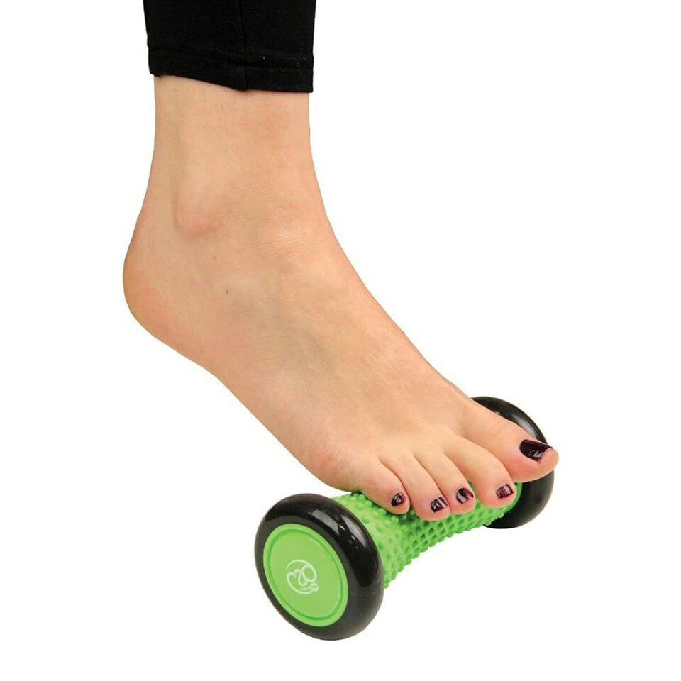 image 1 of Fitness Mad Foot Massage Roller - Green/Black - One Size