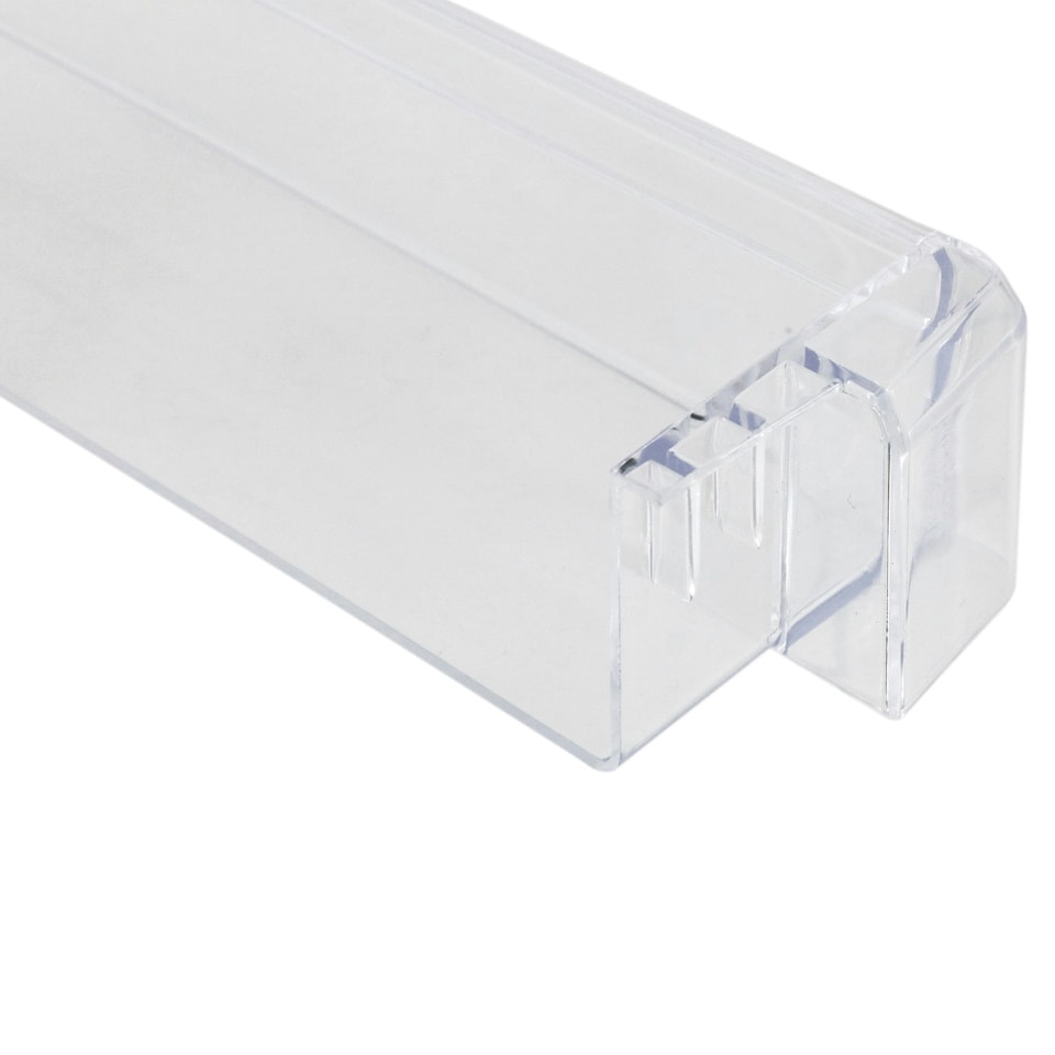 image 1 of SPARES2GO Upper Door Shelf for CDA BC2763/0 BK2963FA/0 BK3163/0 BK3163FA/0 FW852/0 FW872/0 Fridge Freezer | Clear