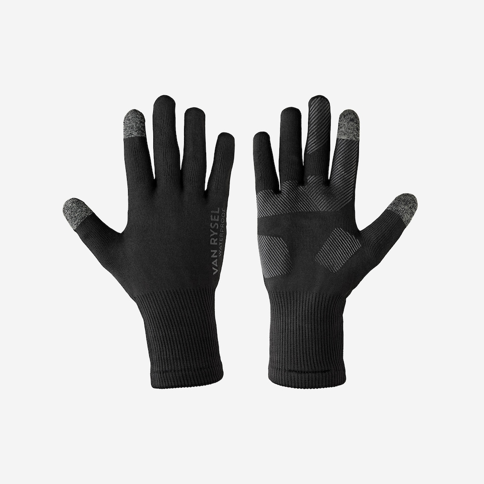image 1 of Decathlon Cycling Gloves Mid-Season 900 Waterproof