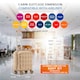 image 3 of Flight Knight Bubble Suitcase - Ryanair easyJet Jet2 Approved - 8 Wheel Carry Cabin Hardcase 45x36x20cm Cream | Champagne | Cabin Bag