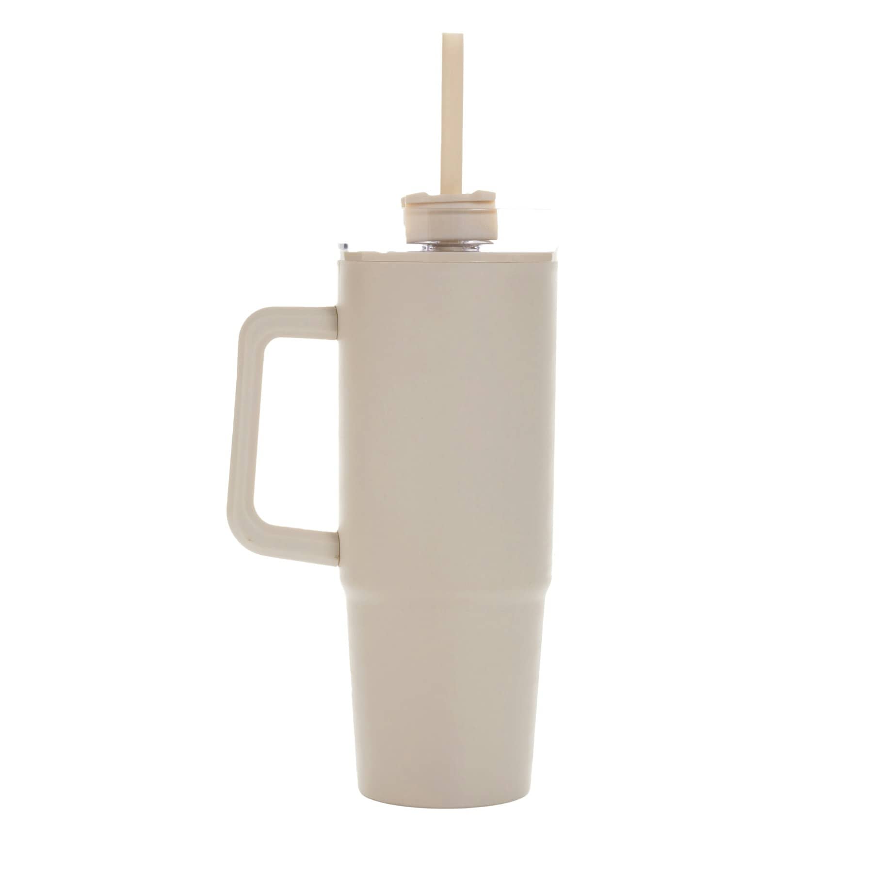 XD Collection Tana Handle Plastic 900ml Tumbler - Beige - One Size