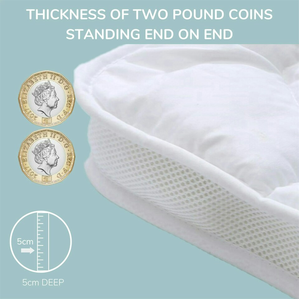 image 1 of Air Flow Mattress Topper Double