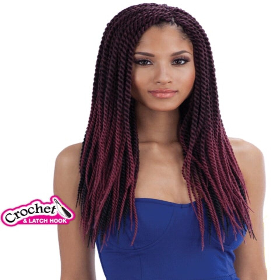 Shake N Go Freetress Syn Senegalese Twist Braid Multi | TP4/30 | One Size