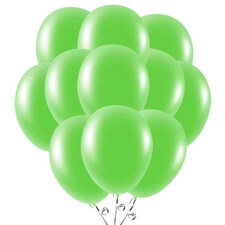 Lime Green Biodegradable Latex Balloons 23cm / 9 in - Pack of 50