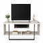 White Marble Effect and Black