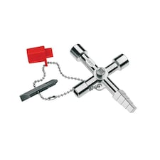 Knipex Profi-key 11 Way Cabinet Control Key - Multi Colour - One Size