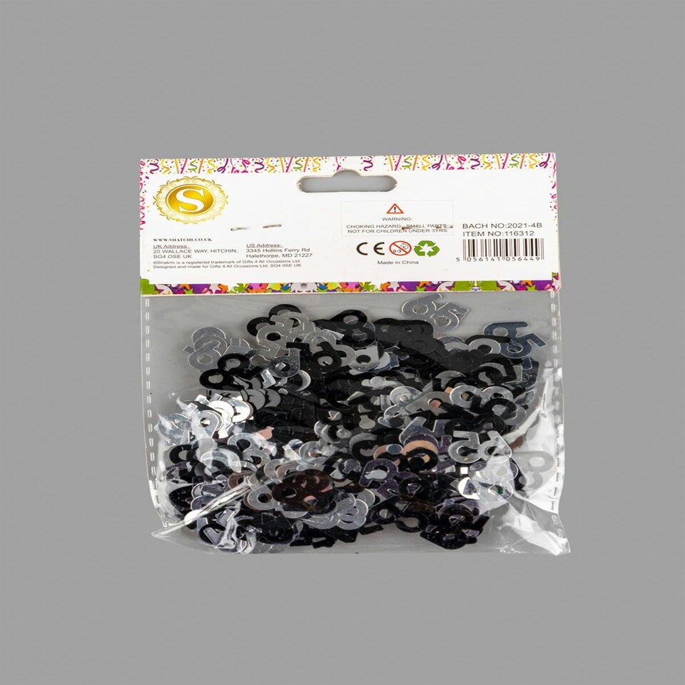 image 1 of 4 packs 65th Confetti