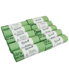 BioLiner 80 Litre Compostable Bags for Swing Bins & Dustbins - 10 Rolls