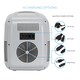 image 5 of MONCOOK Mini Fridge For Bedrooms - Small, Portable & Quiet Mini Fridges For Skincare, Medicine, Food & Drinks - Cooling & Warming Function - 14L - Grey Mono