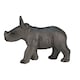 image 4 of MOJO Wildlife & Woodland Rhino Baby Walking Toy Figure, Grey (387247)