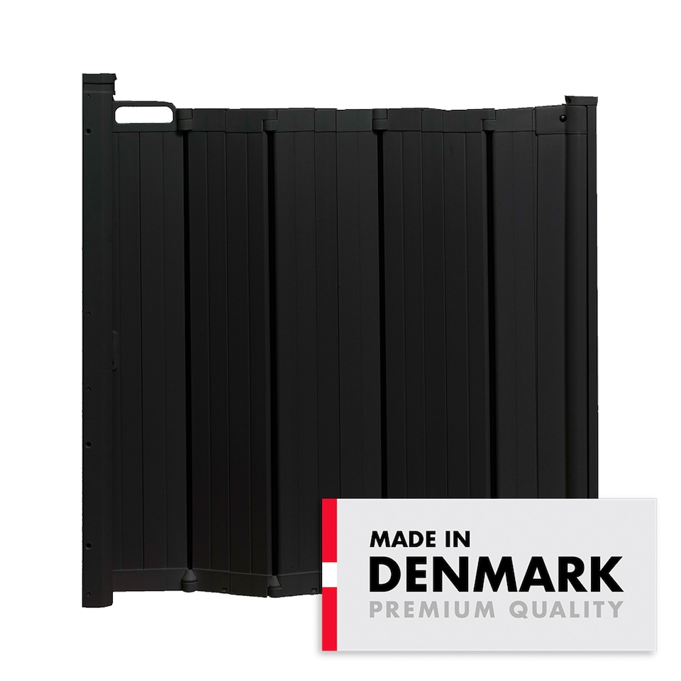 image 1 of BabyDan Alma Foldable Baby Gate 55 - 89cm Black